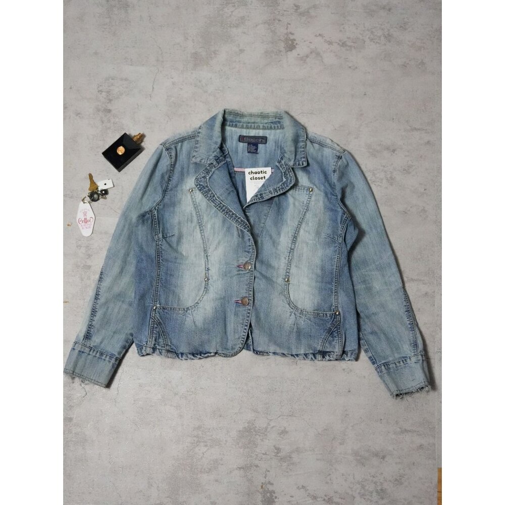 Y2k Baccini Denim Jacket